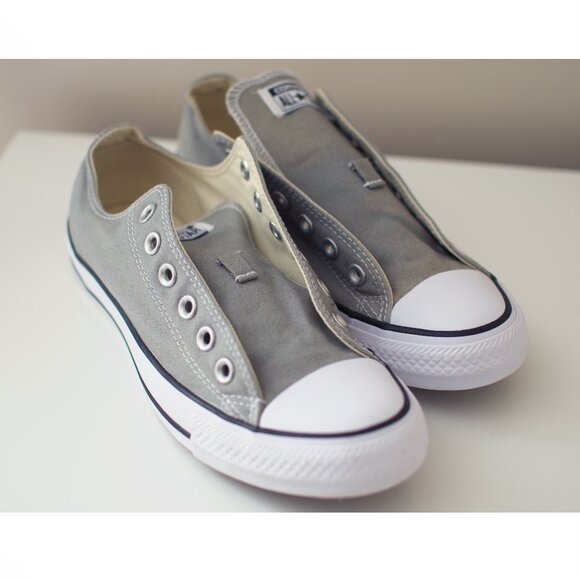 Grey converse / 7 men / 9 women / 7 UK / No laces - Picture 4 of 9
